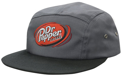 Headwear Cotton Twill Square Front (3899)-Clearance