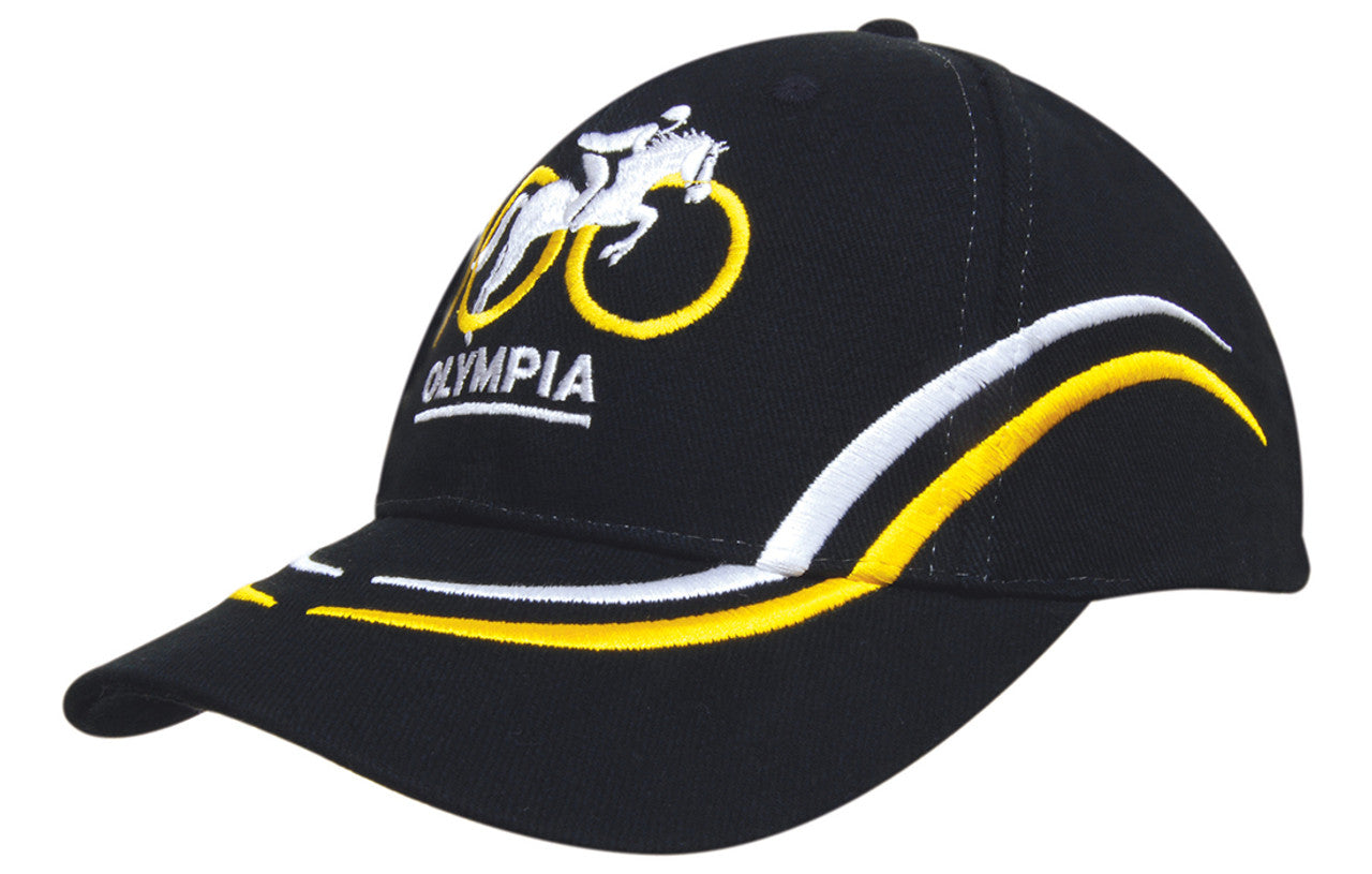 Headwear Brushed Heavy Cotton With Curved Embroidery On Crown And Peak (4075)- Clearance