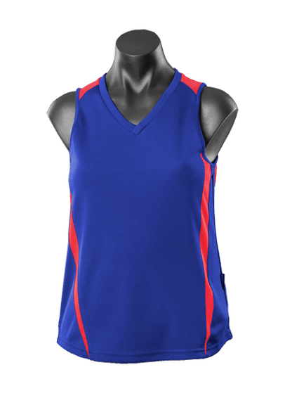Aussie Pacific Eureka Ladies Singlets 2nd (10 Colour )-(2104)