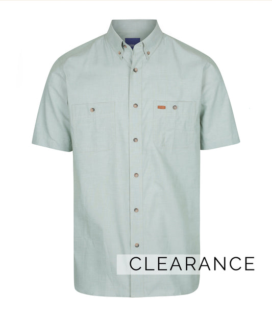 Gloweave Men's Iconic Chambray S/S Shirt (5045SN)