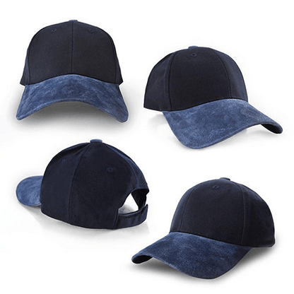 Grace Collection   Heavy Brushed Cotton Suede Peak Cap-(AH010/HE010 )