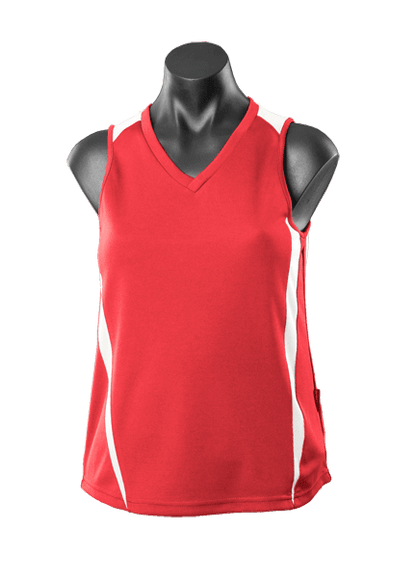 Aussie Pacific Eureka Ladies Singlets 2nd (10 Colour )-(2104)