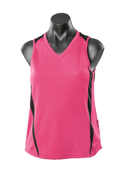 Aussie Pacific Eureka Ladies Singlets 1st (13 Colour )-(2104)
