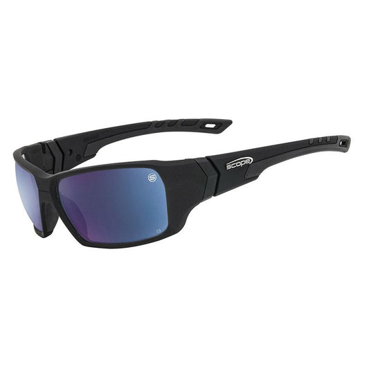 Scope Optics Ranger Frozen Black Frame Blue Mirror Lens (840BM)