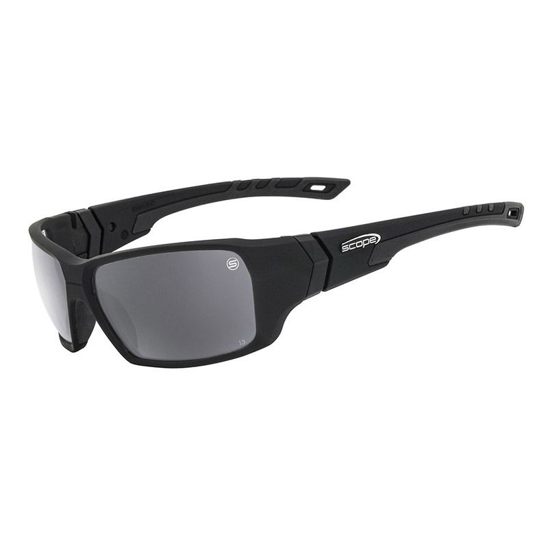 Scope Optics Ranger Frozen Black Frame Silver Mirror Lens (840SM)