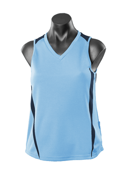 Aussie Pacific Eureka Ladies Singlets 2nd (10 Colour )-(2104)