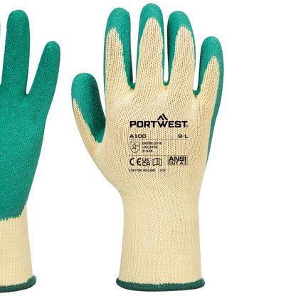 Portwest Grip Glove - Latex (A100) (12 pairs)Clearance 12