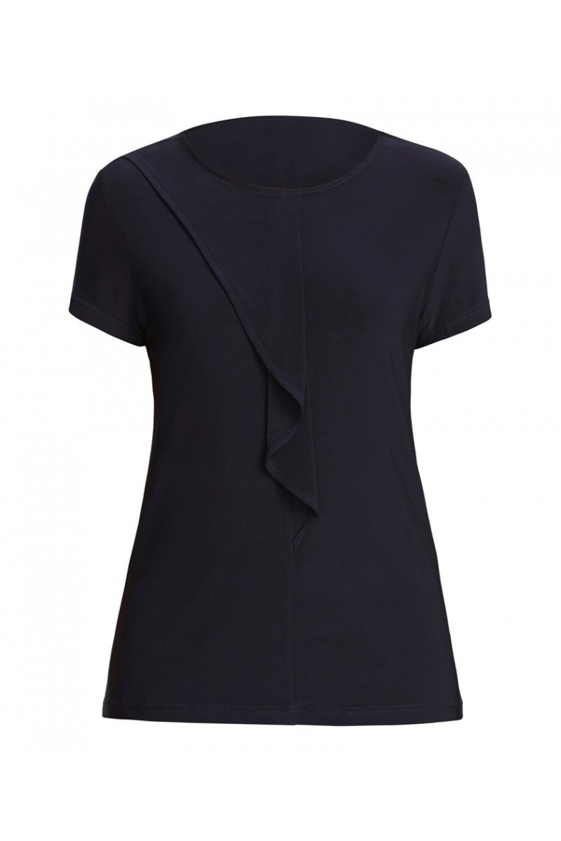 NNT Soft Jersey S/S Round Neck T-top Blouse (CATU64)