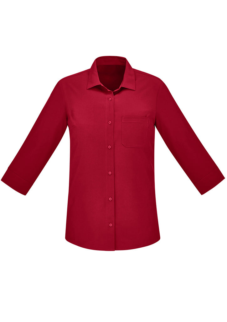 Biz Collection Womens Florence 3/4 Sleeve Shirt - (CS951LT)-Clearance