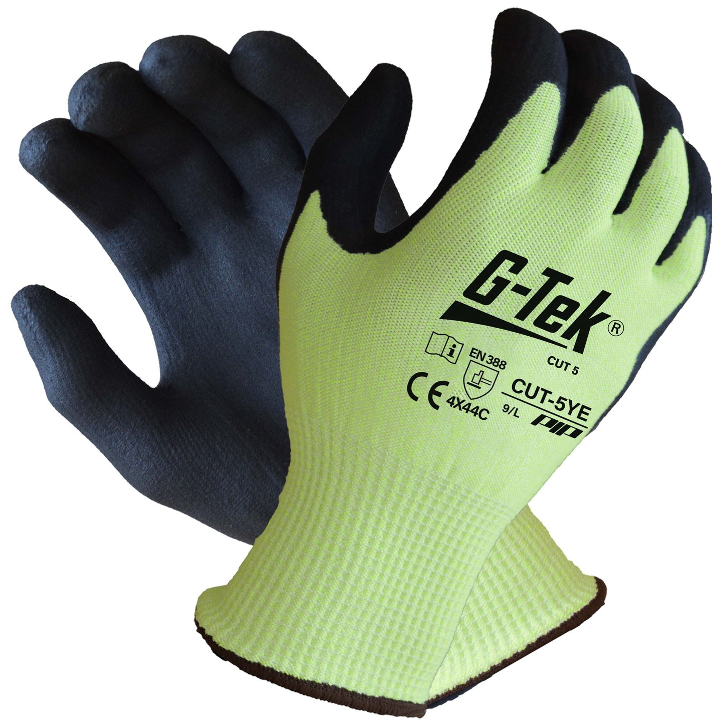 PIP G-Tek Cut 5 Hi Vis Gloves (CUT-5YE)