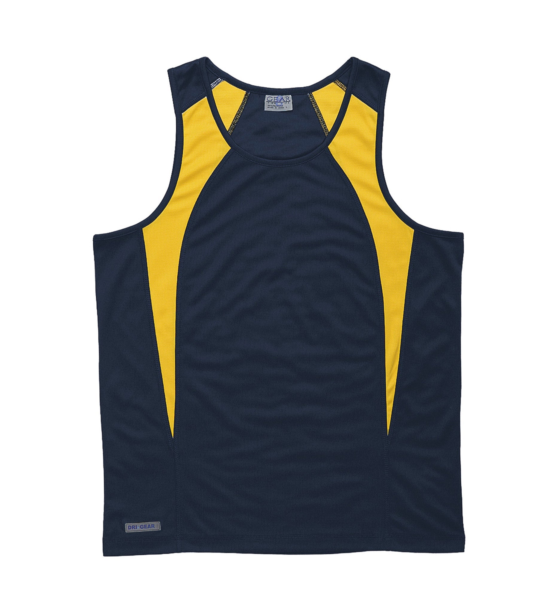 Gear for Life Dri Gear Mens Spliced Zenith Singlet (DGSS)