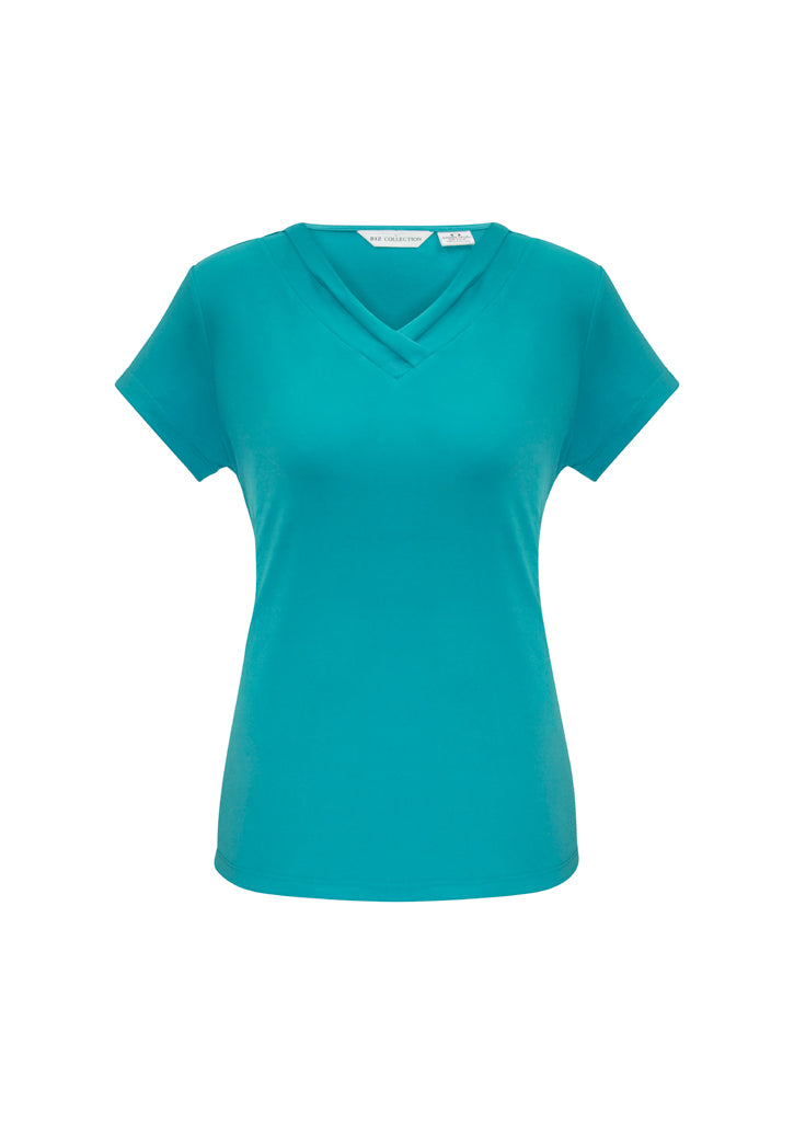 Biz Collection Womens Lana S/S Top-(K819LS)