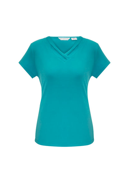 Biz Collection Womens Lana S/S Top-(K819LS)-Clearance