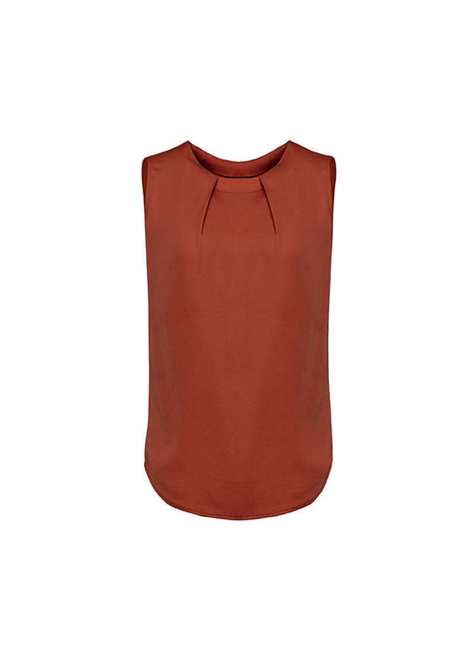 Biz Corporate Womens Estelle Pleat Blouse (RB973LN)-Clearance
