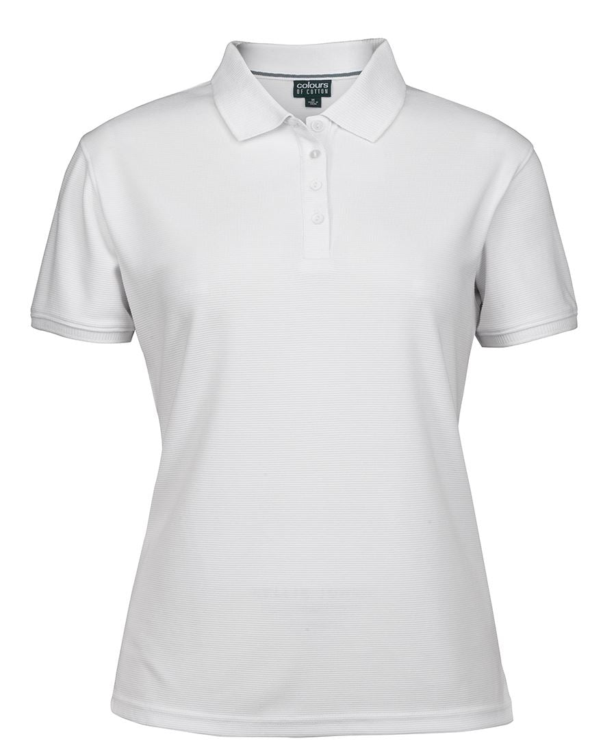 JB'S Ladies Ottoman Polo (S2OP1)-White
