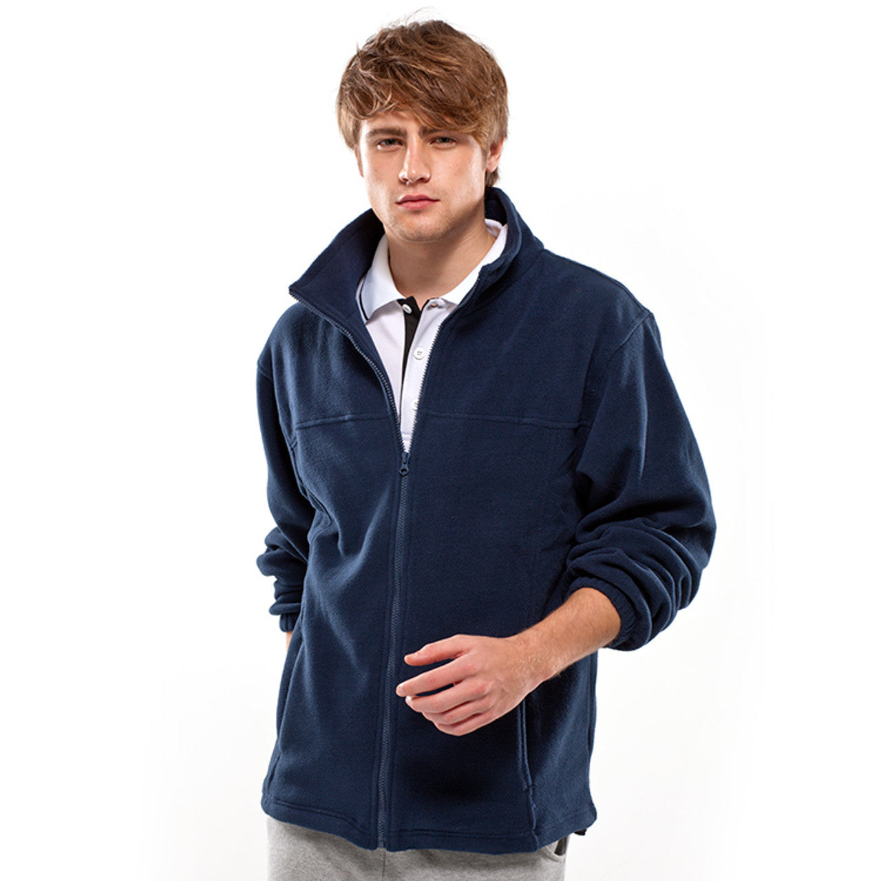 Grace Collection Mens Burleigh Polar Fleece (STP5030)-Clearance