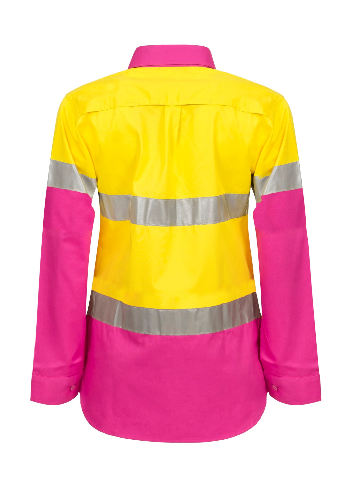Workcraft Ladies Hivis Shirt Csr Tape-LS (WSL501) Clearance