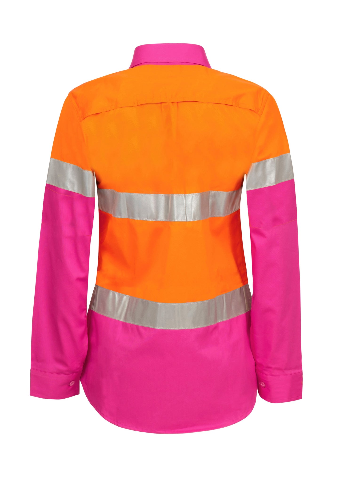 Workcraft Ladies Hivis Shirt Csr Tape-LS (WSL501) Clearance
