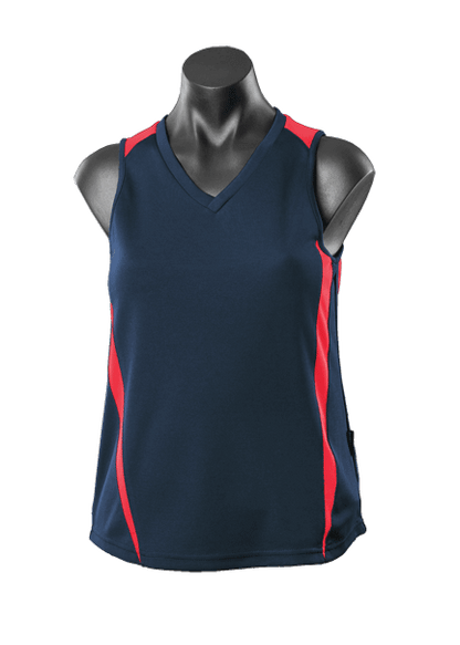 Aussie Pacific Eureka Ladies Singlets 1st (13 Colour )-(2104)