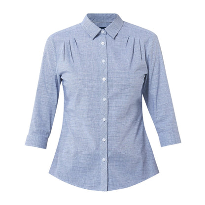 NNT Uniforms Stretch Cotton Blend 3/4 Sleeve Top(CAT9XV)