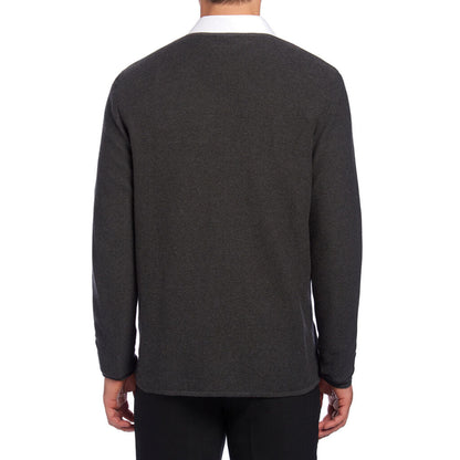 NNT 100% Cotton Mens Textured Long Sleeve Knit Jumper (CATE38)