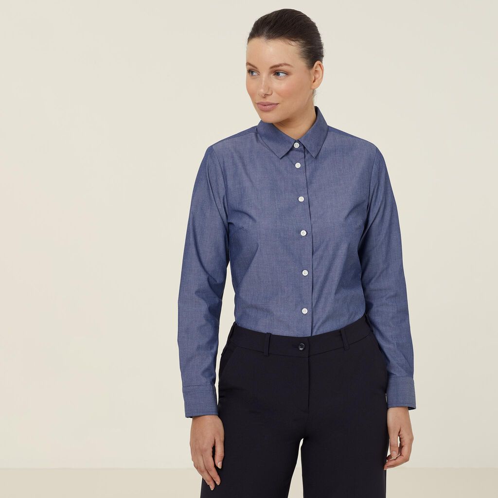 NNT Long Sleeve Chambray Shirt (CATU69)