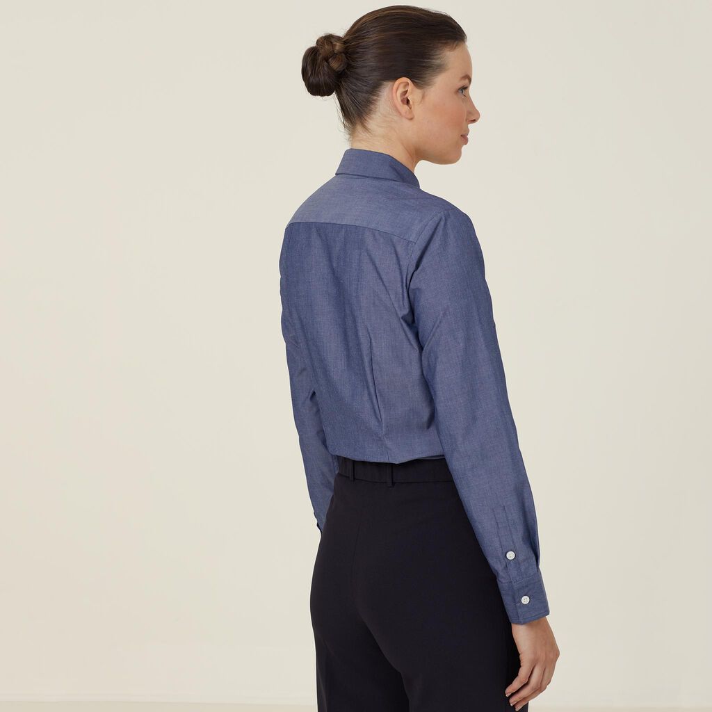 NNT Long Sleeve Chambray Shirt (CATU69)