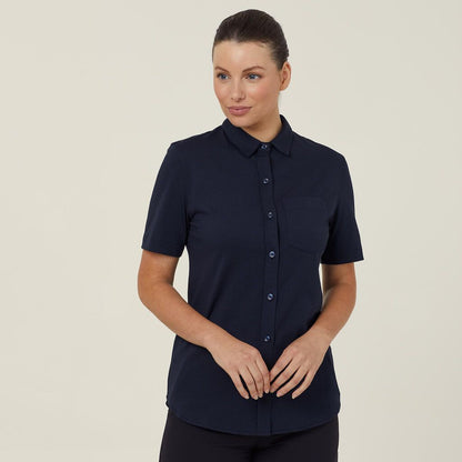 NNT Uniforms Britt Jersey Anti-Bac Short Sleeve Shirt(CATUFB)