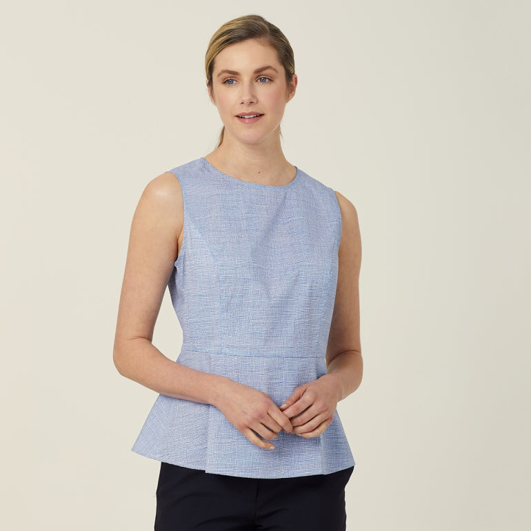NNT Uniforms Avignon Abstract Print Sleeveless Shell Top(CATUK9)