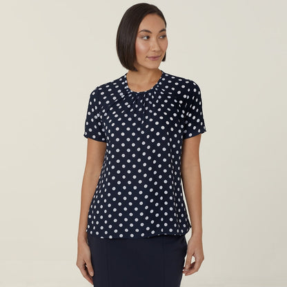 NNT Uniforms Georgie Short Sleeve Blouse (CATUKF)