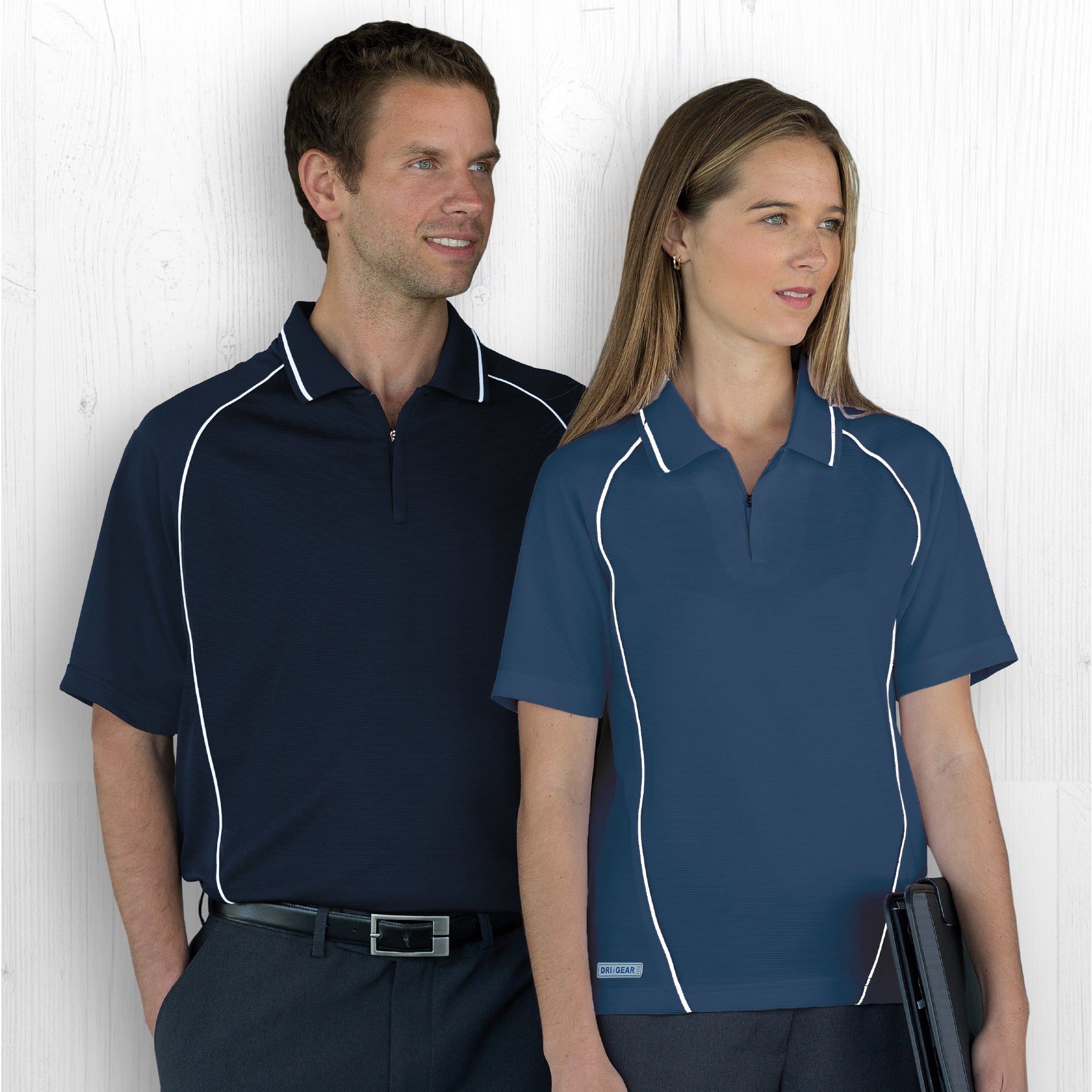 Gear For Life Dri Gear Piped Ottoman Instinct Polo (DGPO)